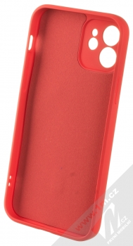 1Mcz MagSilicone Color Skinny TPU ochranný kryt s MagSafe pro Apple iPhone 12 červená (red) zepředu