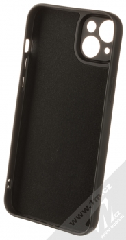 1Mcz MagSilicone Color Skinny TPU ochranný kryt s MagSafe pro Apple iPhone 14 Plus černá (black) zepředu
