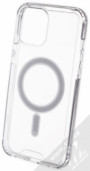1Mcz MagSilicone TPU ochranný kryt s MagSafe pro Apple iPhone 12 Pro Max průhledná (transparent)