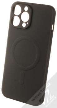 1Mcz MagSilicone TPU ochranný kryt s MagSafe pro Apple iPhone 13 Pro Max černá (black)