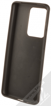 1Mcz Matt M-Mašle TPU ochranný silikonový kryt pro Samsung Galaxy S20 Ultra černá (black) zepředu