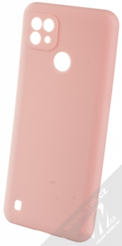 1Mcz Matt Skinny TPU ochranný silikonový kryt pro Realme C21 světle růžová (powder pink)