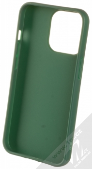 1Mcz Matt TPU ochranný silikonový kryt pro Apple iPhone 13 Pro tmavě zelená (forest green) zepředu