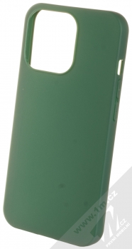 1Mcz Matt TPU ochranný silikonový kryt pro Apple iPhone 13 Pro tmavě zelená (forest green)