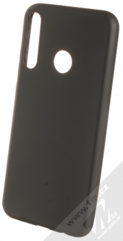 1Mcz Matt TPU ochranný silikonový kryt pro Huawei P40 Lite E černá (black)