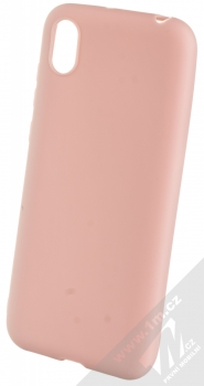 1Mcz Matt TPU ochranný silikonový kryt pro Huawei Y5 (2019), Honor 8S, 8S (2020) světle růžová (powder pink)