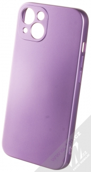 1Mcz Metallic TPU ochranný kryt pro Apple iPhone 13 fialová (violet)