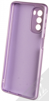 1Mcz Metallic TPU ochranný kryt pro Motorola Moto G51 5G fialová (violet) zepředu