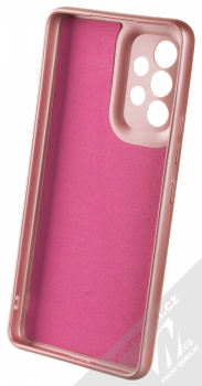 1Mcz Metallic TPU ochranný kryt pro Samsung Galaxy A53 5G růžová (pink) zepředu