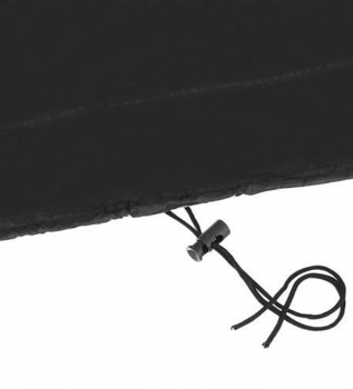 1Mcz Ochranný obal plachta na zahradní nábytek Válec 400 x 155cm černá (black)