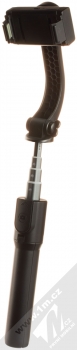 1Mcz PH55 Smart Gimbal Selfie Stick selfie tyčka a stativ se stabilizátorem a bezdrátovým tlačítkem spouště přes Bluetooth černá (black) selfie tyčka