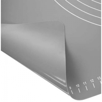 1Mcz Silikonová podložka na válení a pečení těsta 64 x 45 cm šedá (grey)