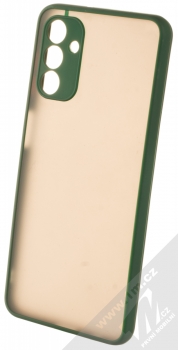 1Mcz Solid Bumper ochranný kryt pro Samsung Galaxy A04s, Galaxy A13 5G tmavě zelená (dark green)
