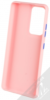 1Mcz Solid TPU ochranný kryt pro Samsung Galaxy S21 Ultra světle růžová (light pink) zepředu