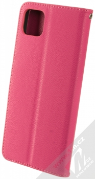 1Mcz Stranding Book flipové pouzdro pro Samsung Galaxy A22 5G sytě růžová (hot pink) zezadu