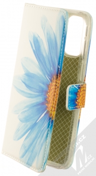 1Mcz Trendy Book Modrá kopretina 1 flipové pouzdro pro Motorola Moto G31, Moto G41 bílá modrá (white blue)