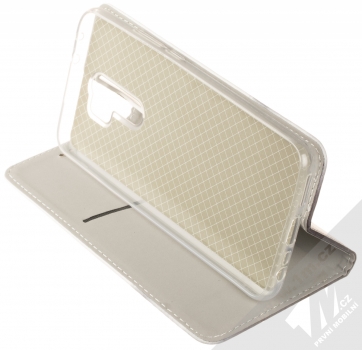 1Mcz Trendy Book Temný les v mlze 2 flipové pouzdro pro Xiaomi Redmi 9 bílá (white) stojánek