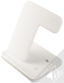 1Mcz Wireless Charger 3in1 15W dokovací stanice pro Apple iPhone, Apple Watch a Apple AirPods i další Bluetooth sluchátka bílá (white)