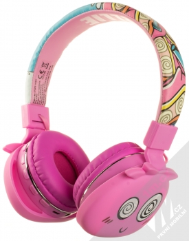 1Mcz YJ-09BT Jellie Bluetooth stereo sluchátka růžová (pink)