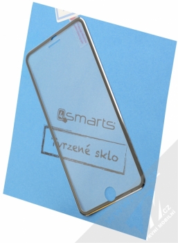 4smarts Second Glass Rim barevné ochranné tvrzené sklo na displej pro Apple iPhone 7 Plus černá (black)
