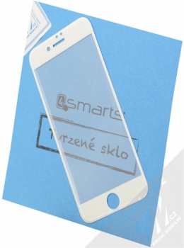 4smarts Second Glass barevné ochranné tvrzené sklo na displej pro Apple iPhone 7 bílá (white)