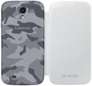Samsung ENM-EF-FI950BWEGWW Mimetica Bianca Samsung Galaxy S4 white
