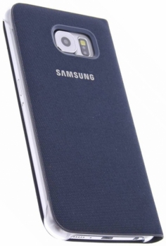 Samsung EF-WG920BBEGWW Flip Wallet Fabric textilní originální flipové pouzdro pro Samsung Galaxy S6 SM-G920F