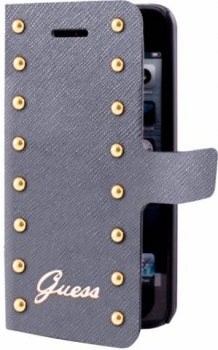 Guess Studded Booktype  Apple iPhone 5S silver
