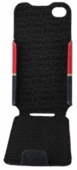 Coca Cola Old 5 Cents flipové pouzdro pro Apple iPhone 5, iPhone 5S otevřený