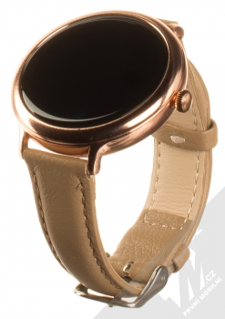 Aligator Watch Grace chytré hodinky růžově zlatá (rose gold) kožená varianta