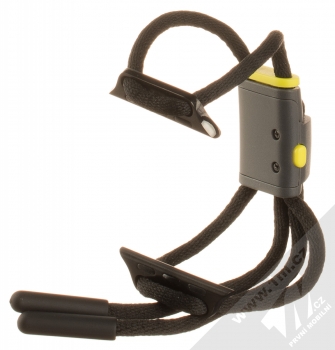 Baseus Lockable Rope Strap sportovní provázkový řemínek pro Apple Watch 38mm, Watch 40mm, Watch 41mm (LBAPWA4-AGY) šedá žlutá (grey yellow)