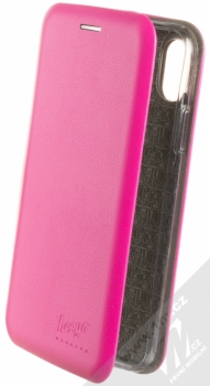 Beeyo Book Diva flipové pouzdro pro Apple iPhone X sytě růžová (hot pink)