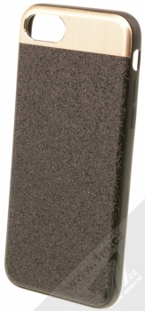 Beeyo Glossy třpytivý ochranný kryt pro Apple iPhone 7, iPhone 8 černá (black)