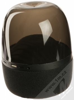 Borofone BP8 Glazed Bluetooth reproduktor se světelnými efekty černá (black) zezadu