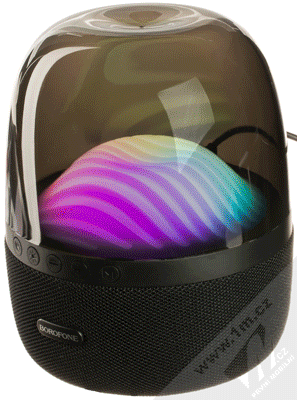 Borofone BP8 Glazed Bluetooth reproduktor se světelnými efekty černá (black)