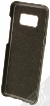 Bugatti Londra Full Grain Leather Snap Case ochranný kryt z pravé kůže pro Samsung Galaxy S8 černá (black) zepředu