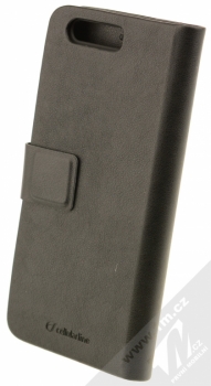 CellularLine Book Agenda flipové pouzdro pro Huawei P10 černá (black) zezadu