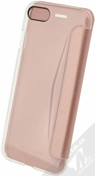 CellularLine Clear Book flipové pouzdro pro Apple iPhone 7 růžová (pink) zezadu