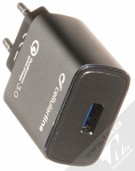 CellularLine Extreme Charger Kit 18W nabíječka do sítě s USB výstupem a odolný USB kabel s USB Type-C konektorem černá (black) nabíječka USB výstup