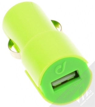 CellularLine Style&Color USB Car Charger nabíječka do auta s USB výstupem 1A zelená (green) USB konektor