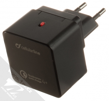 Cellularline Type-C Charger Kit PD 30W nabíječka do sítě s USB Type-C výstupem, rychlým nabíjením Qualcomm Quick Charge 4+ a USB kabel s USB Type-C konektorem černá (black) nabíječka