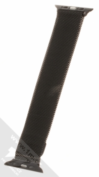 Dahase Milanese Magnetic magnetický pásek z leštěného kovu na zápěstí pro Apple Watch 42mm černá (black) zezadu
