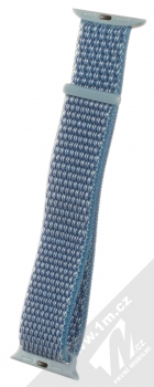 Devia Nylon Sport Band nylonový pásek na zápěstí pro Apple Watch 38mm, Watch 40mm, Watch 41mm modrá (cape cod blue) v přímce