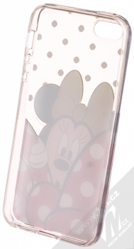 Disney Minnie Mouse 015 TPU ochranný silikonový kryt s motivem pro Apple iPhone 5, iPhone 5S, iPhone SE průhledná (transparent) zepředu