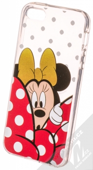 Disney Minnie Mouse 015 TPU ochranný silikonový kryt s motivem pro Apple iPhone 5, iPhone 5S, iPhone SE průhledná (transparent)