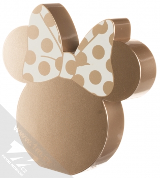 Disney Minnie Mouse Mirror 3D Head Power Bank záložní zdroj 5000mAh ve tvaru myščiny hlavy zlatá (gold)