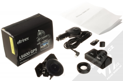 Eltrinex LS600 GPS kamera do auta černá (black) balení