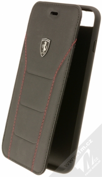 Ferrari Heritage 488 Leather flipové pouzdro pro Apple iPhone 6 Plus, iPhone 6S Plus, iPhone 7 Plus, iPhone 8 Plus (FEH488FLBKI8LBK) černá (black)