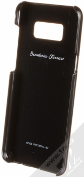 Ferrari Heritage Carbon Hard Case ochranný kryt pro Samsung Galaxy S8 Plus (FEHCAHCS8LBK) černá (black) zepředu