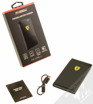 Ferrari PowerBank záložní zdroj 5000mAh pro mobilní telefon, mobil, smartphone, tablet černá (black) balení